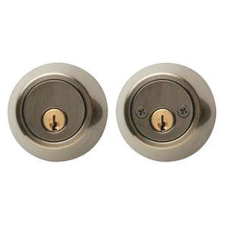 Gourmetgalley LA2137 Security Barricade Double-Cylinder Deadbolt  Antique GO151543